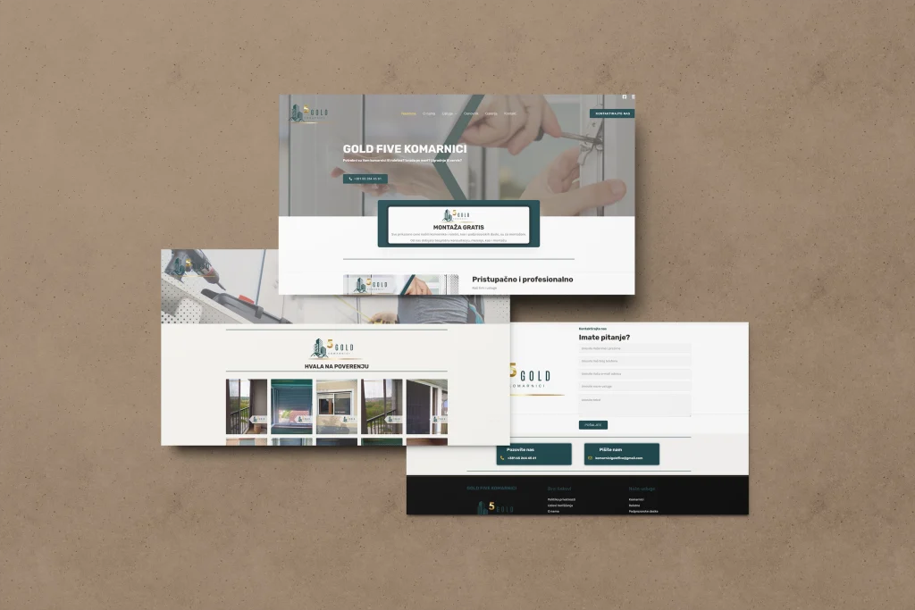 komarnici goldfive web sajt